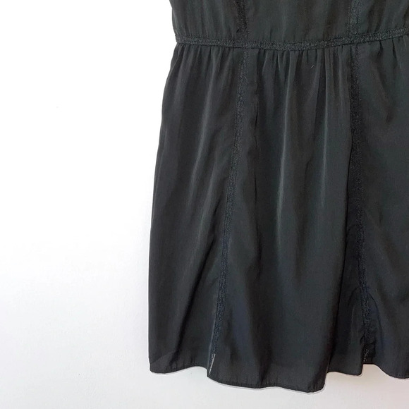 American Eagle Black Lace Back Fit & Flare Sleeveless Mini Dress 2 Women’s - Picture 6 of 13